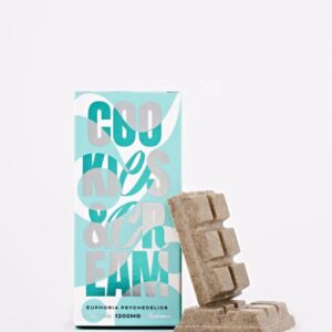 Euphoria Psychedelics – Cookies and Cream Chocolate Bar 1200mg